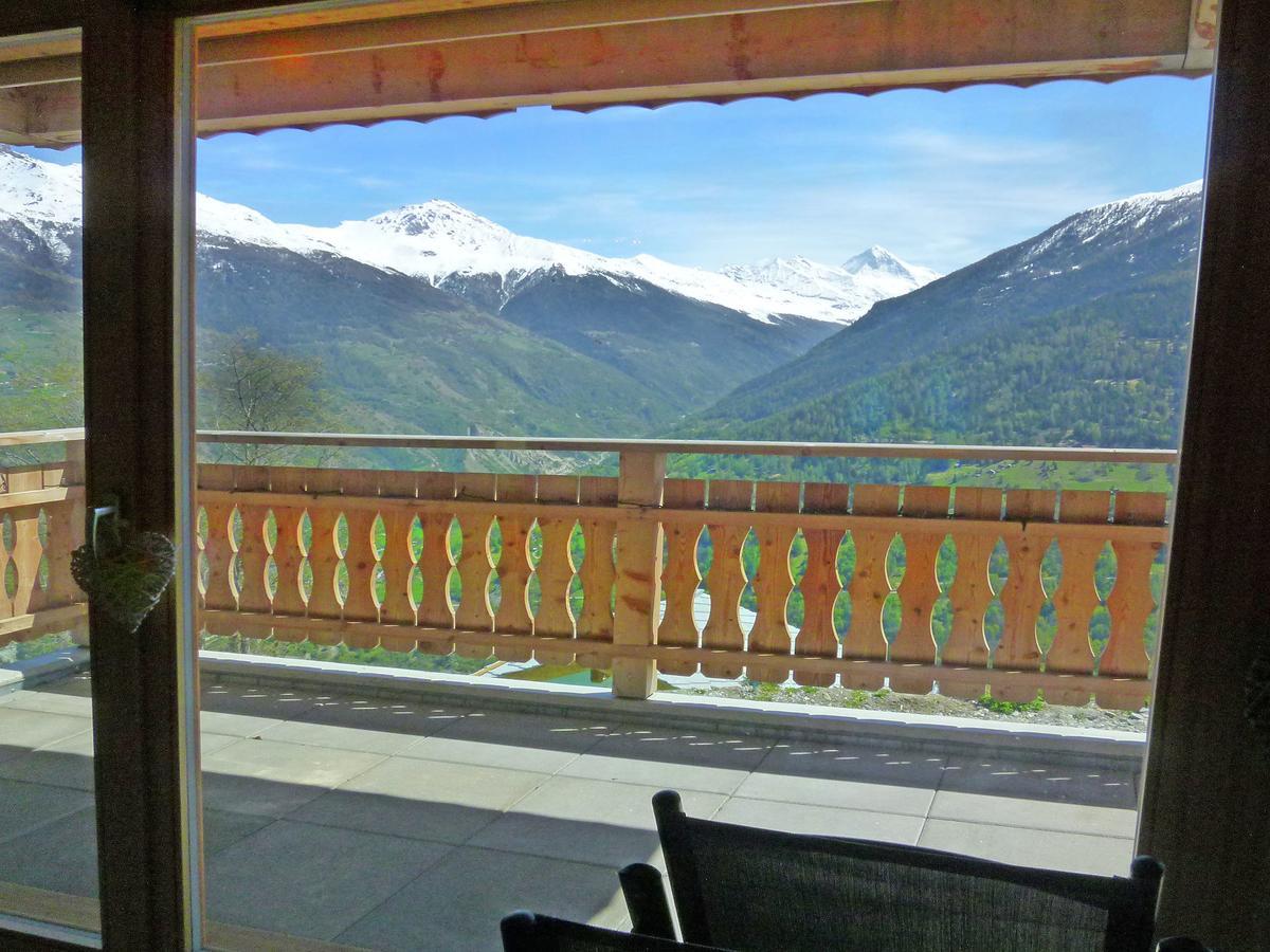 Mountain-View Chalet In Heremence With Terrace Екстер'єр фото